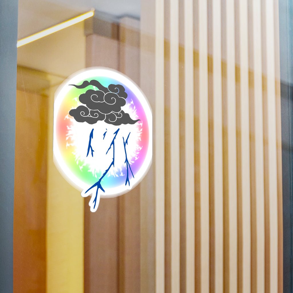 Storm Cloud Rainbow Vinyl Sticker | Loyalty Decal