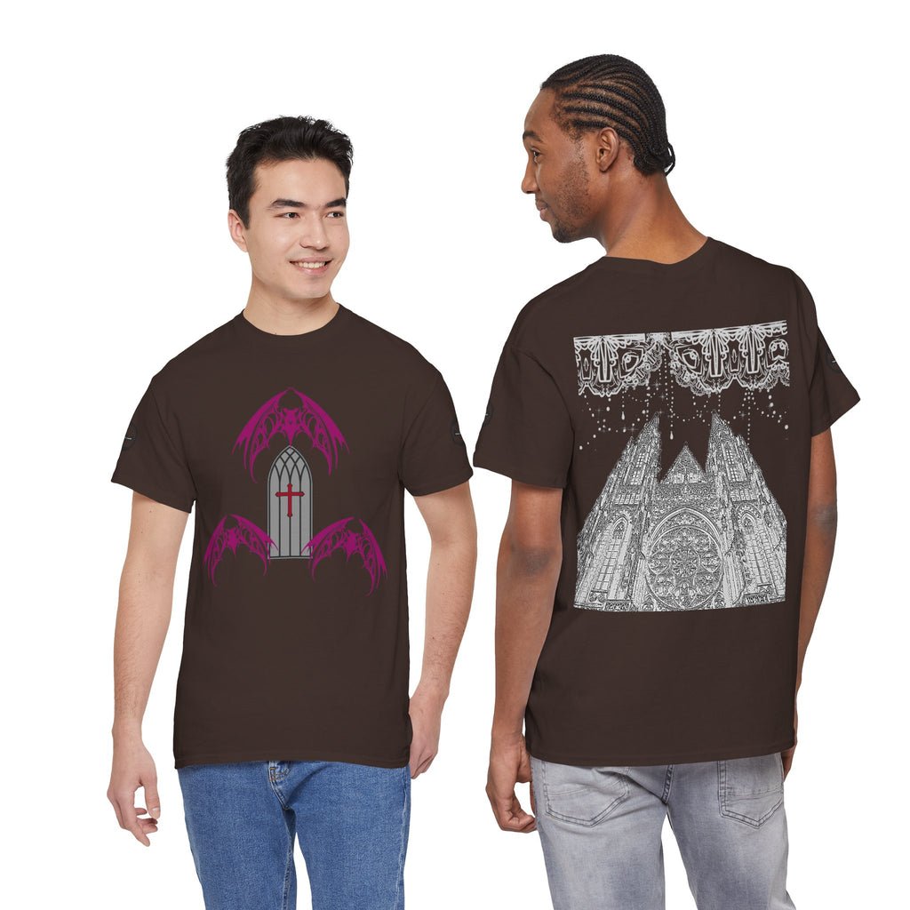 Cathedral Bat Unisex Tee | Gothic Alt Creature Graphic Tee