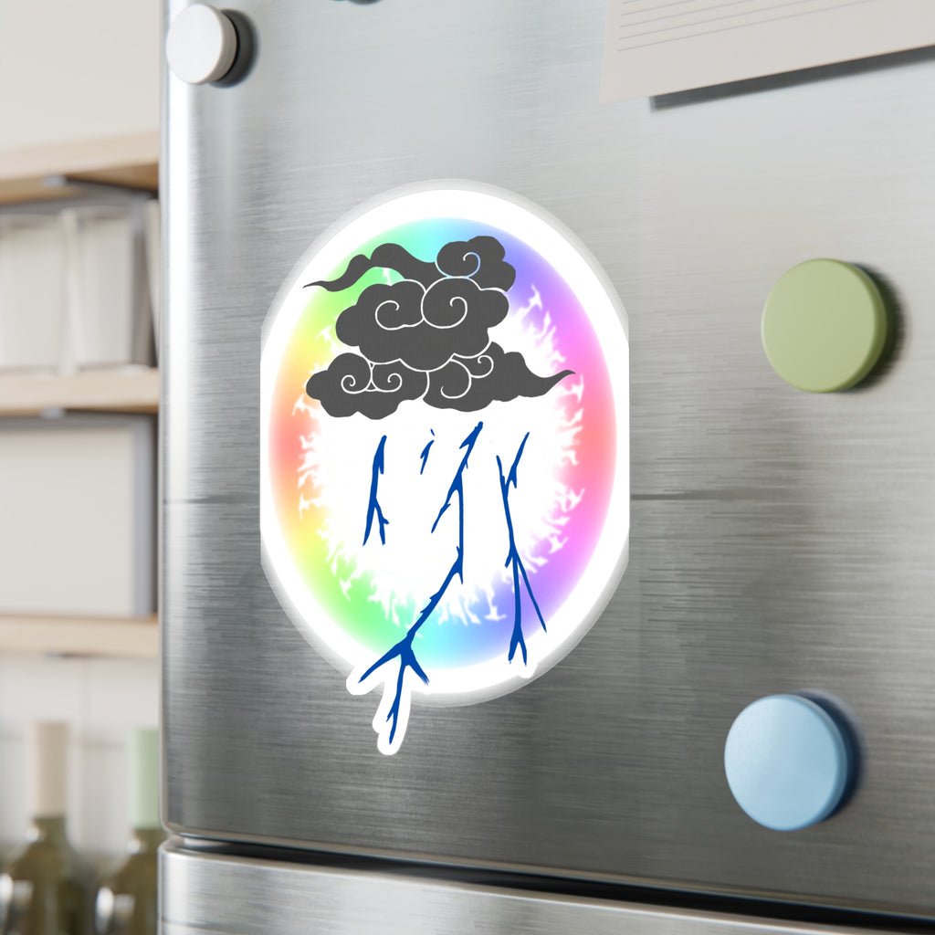Storm Cloud Rainbow Vinyl Sticker | Loyalty Decal