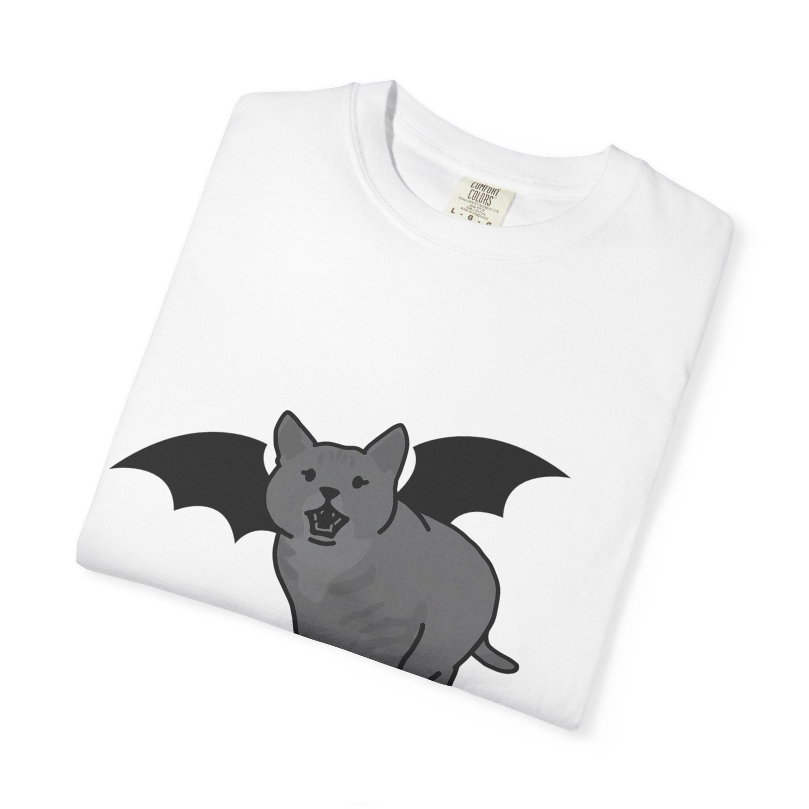 Bat Cat Unisex Tee | Gothic Alt Creature Graphic Tee