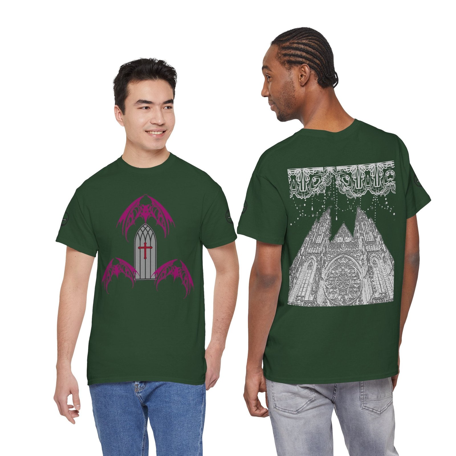 Cathedral Bat Unisex Tee | Gothic Alt Creature Graphic Tee