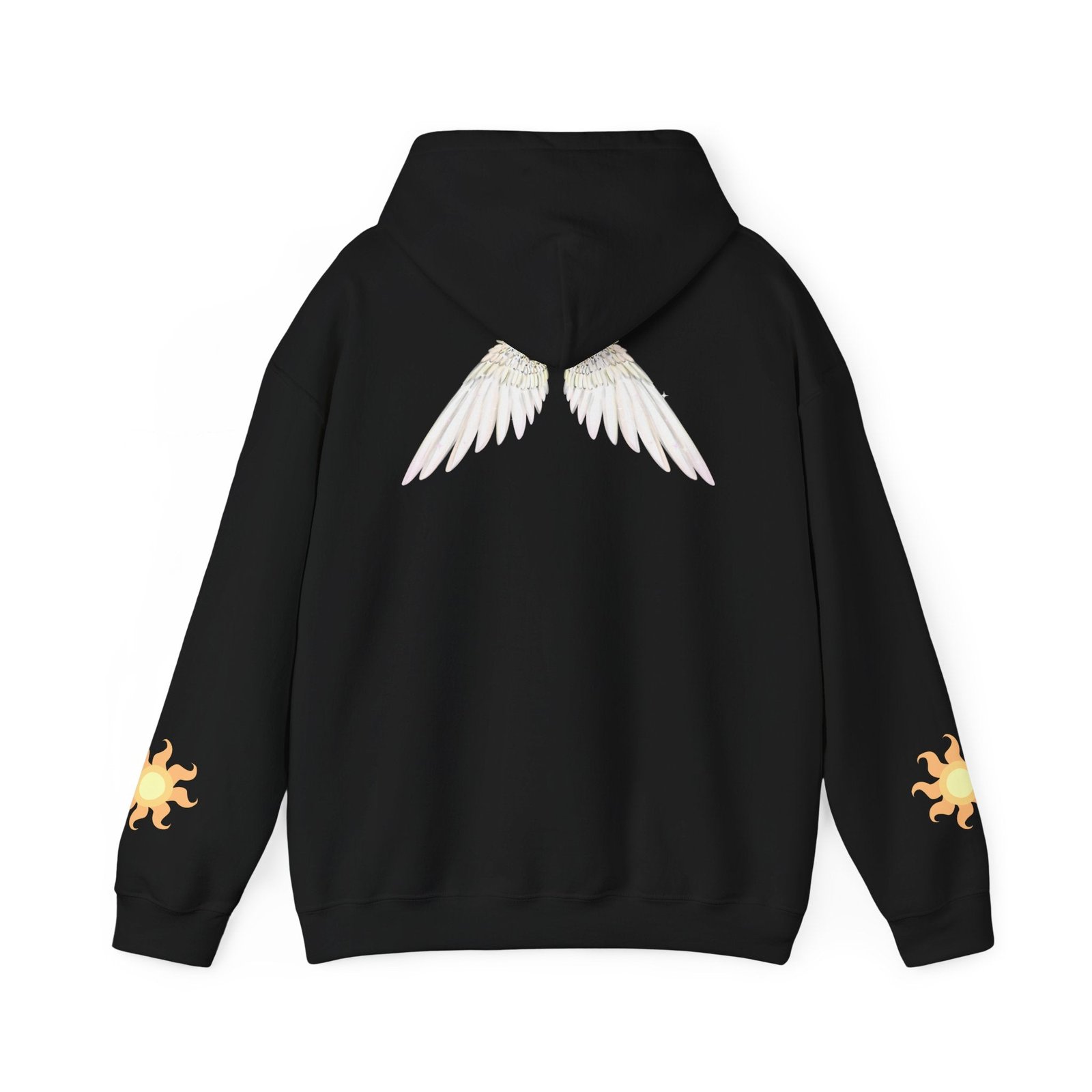 Celestial Alicorn Hoodie | Alt Mythical Wings Moon Graphic Sweatshirt