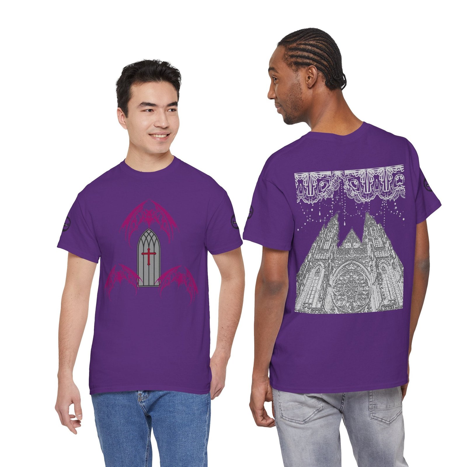 Cathedral Bat Unisex Tee | Gothic Alt Creature Graphic Tee