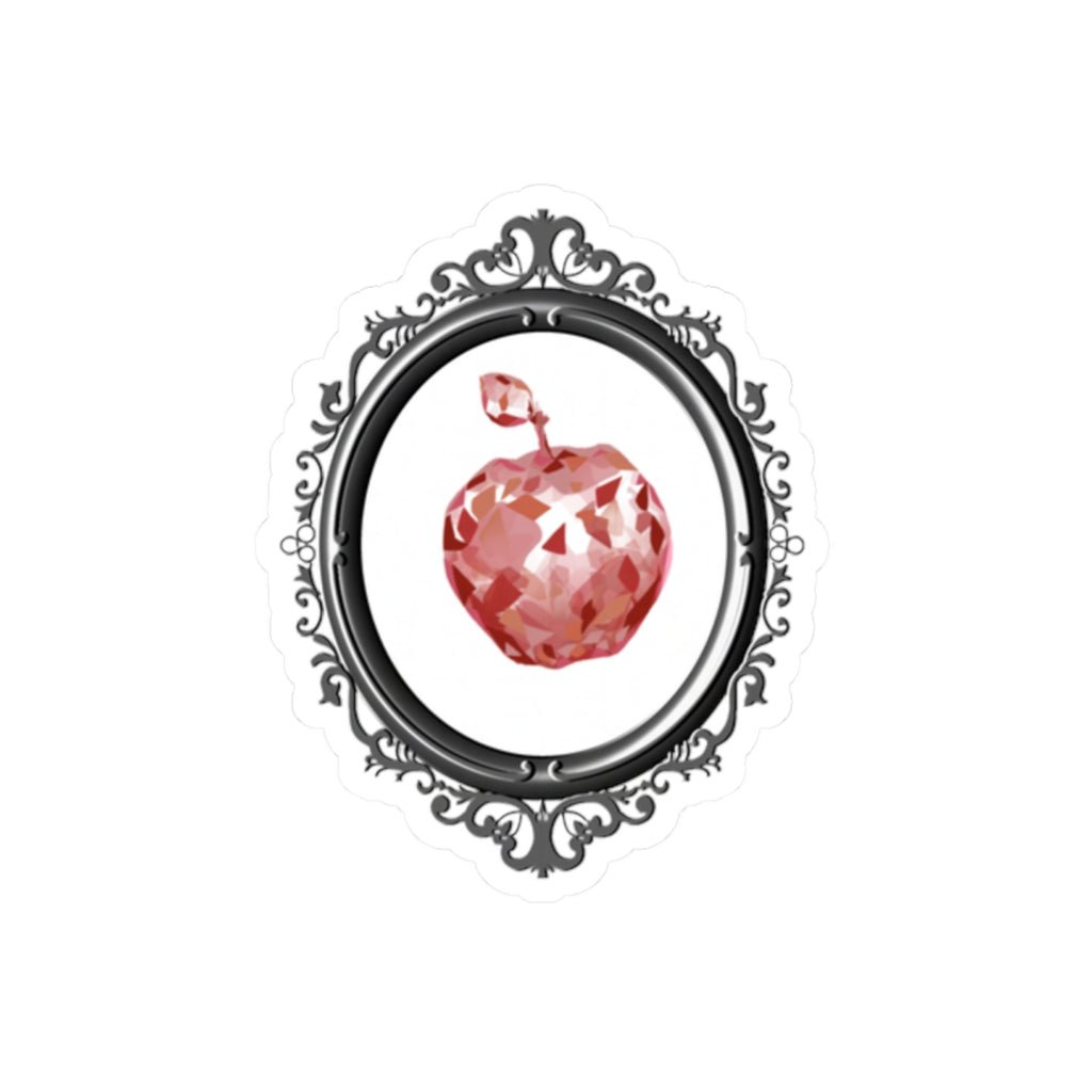 Framed Crystal Apple Sticker | Honesty Fanart Decal