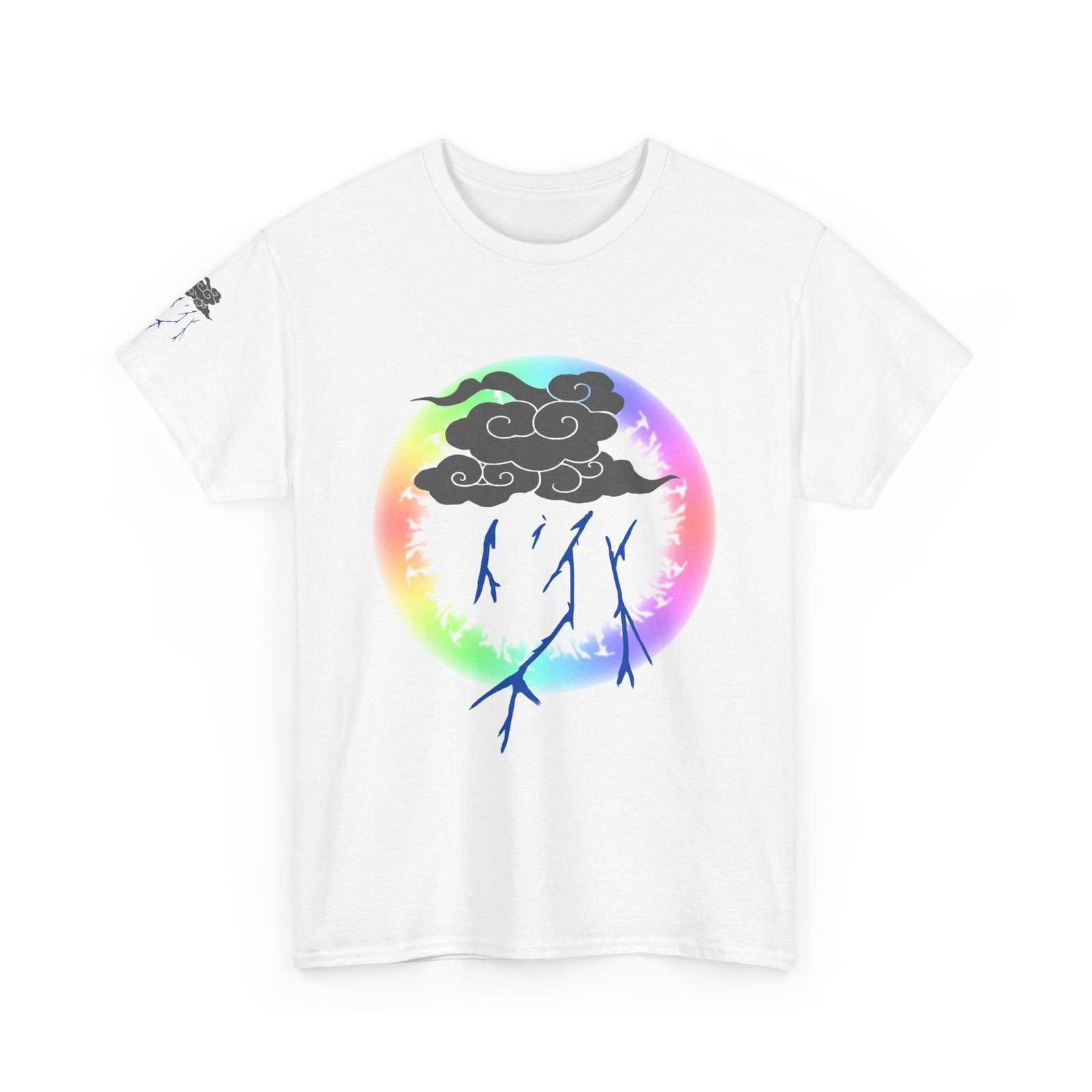 Rainboom Storm Cloud Unisex Tee | Alt Gothic Creature Graphic Tee