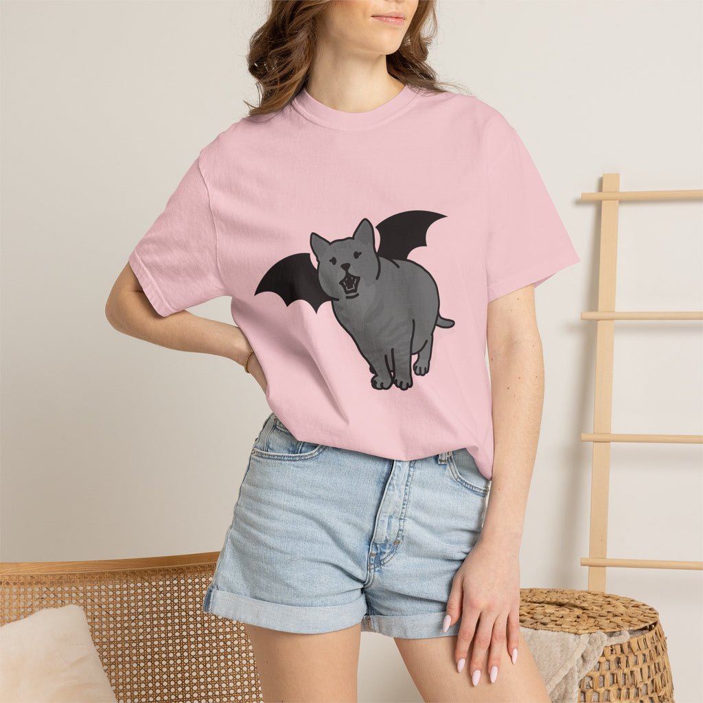 Bat Cat Unisex Tee | Gothic Alt Creature Graphic Tee