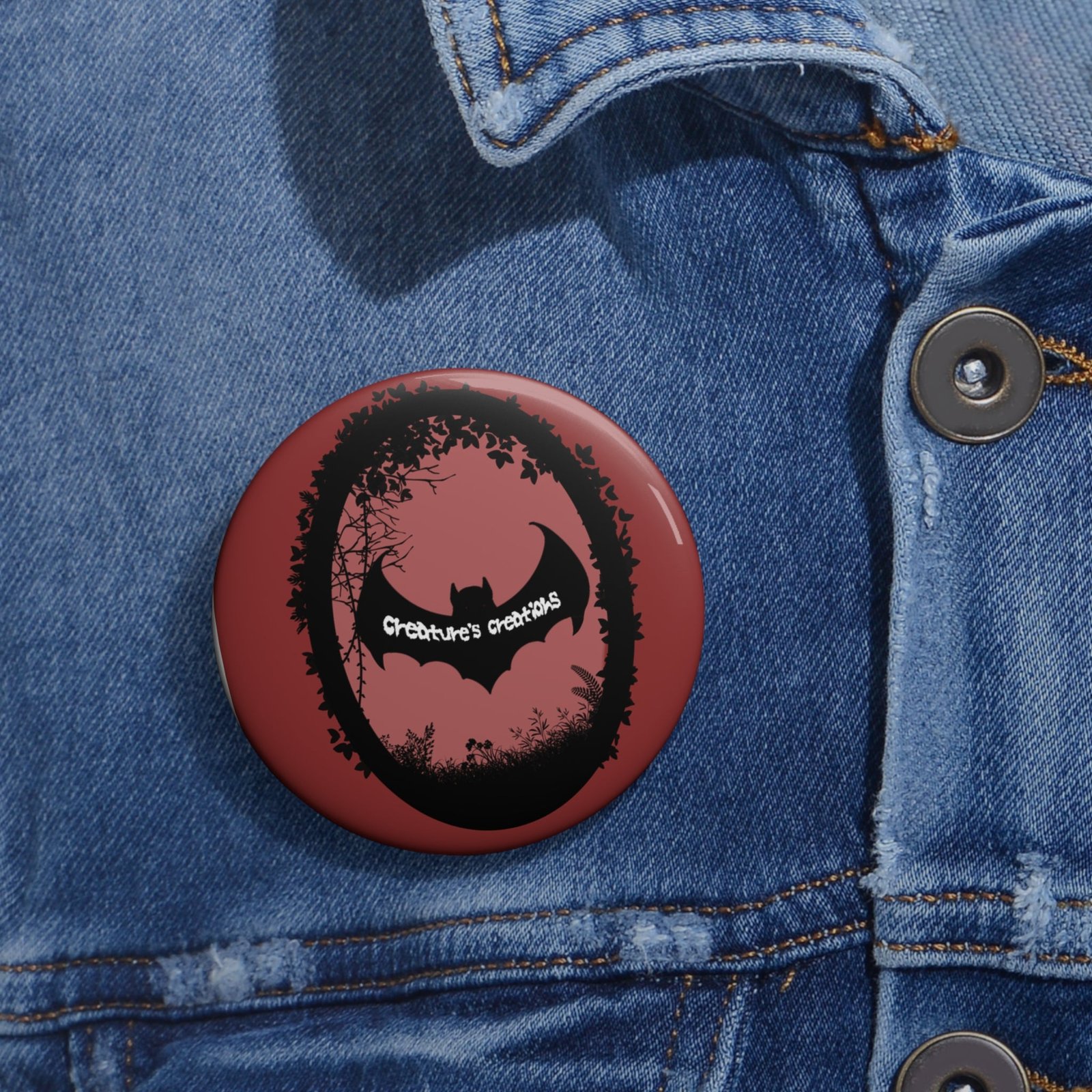 Creature's Creation logo pin