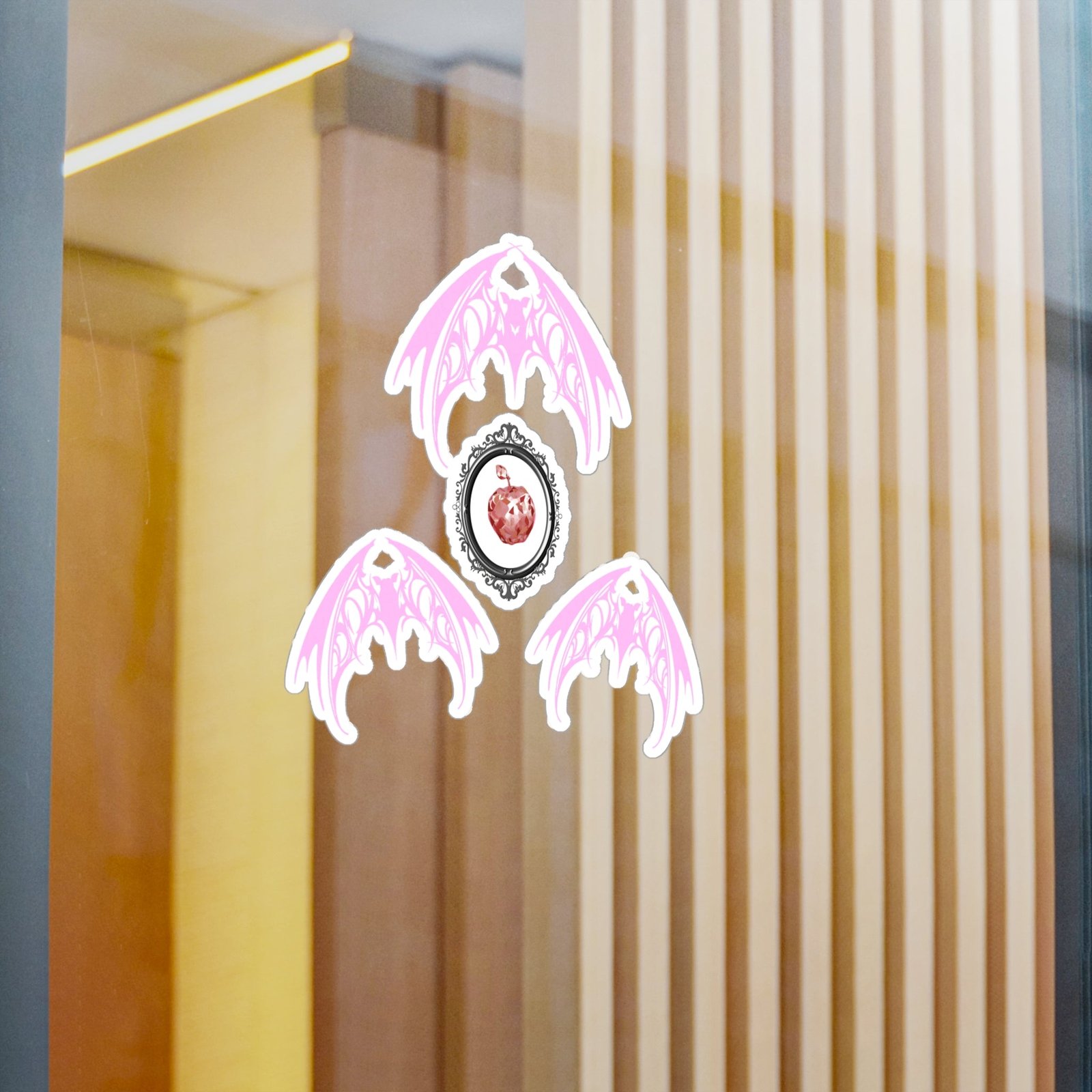 Fruit Bat Vinyl Decal Light Pink | Alt Creature Sticker