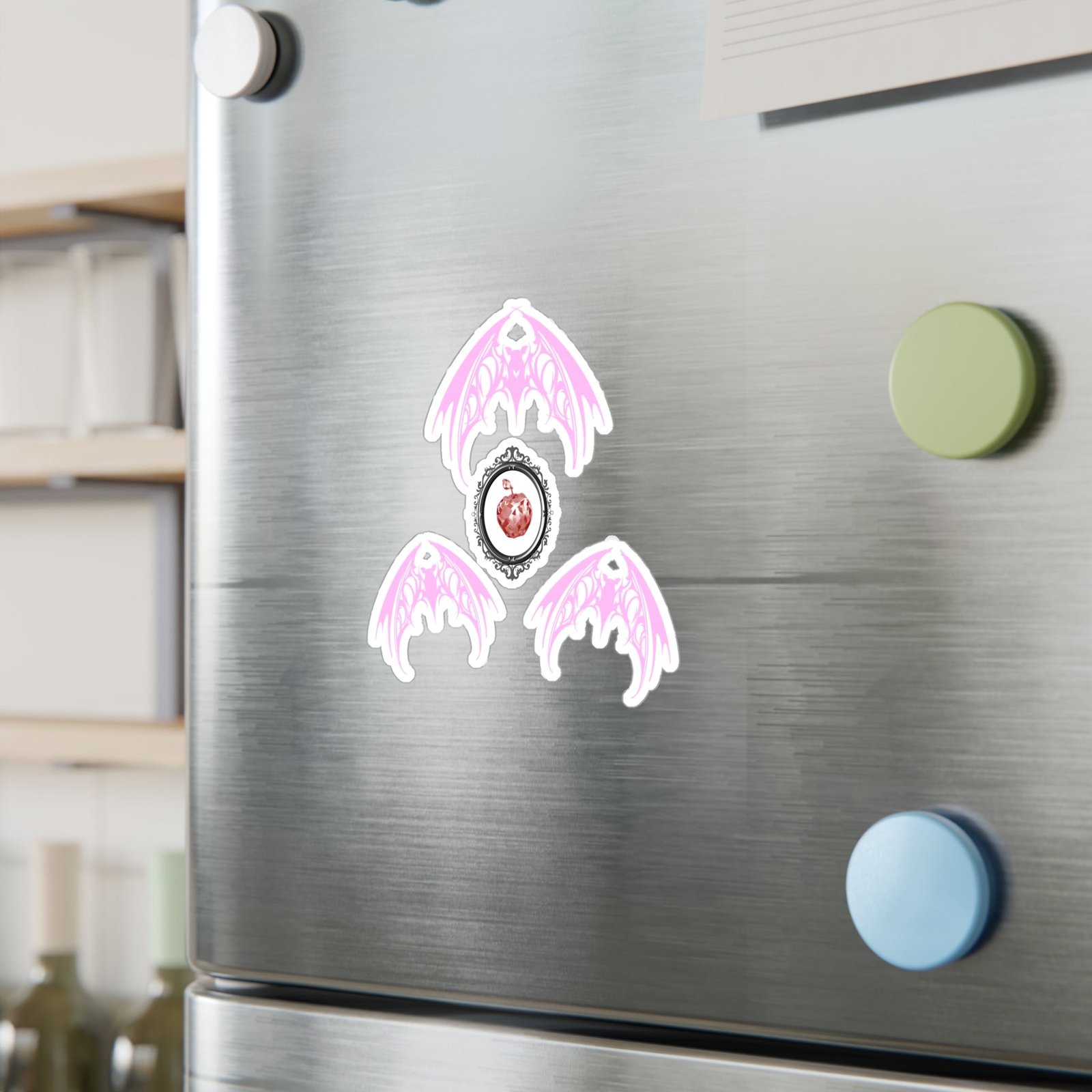 Fruit Bat Vinyl Decal Light Pink | Alt Creature Sticker