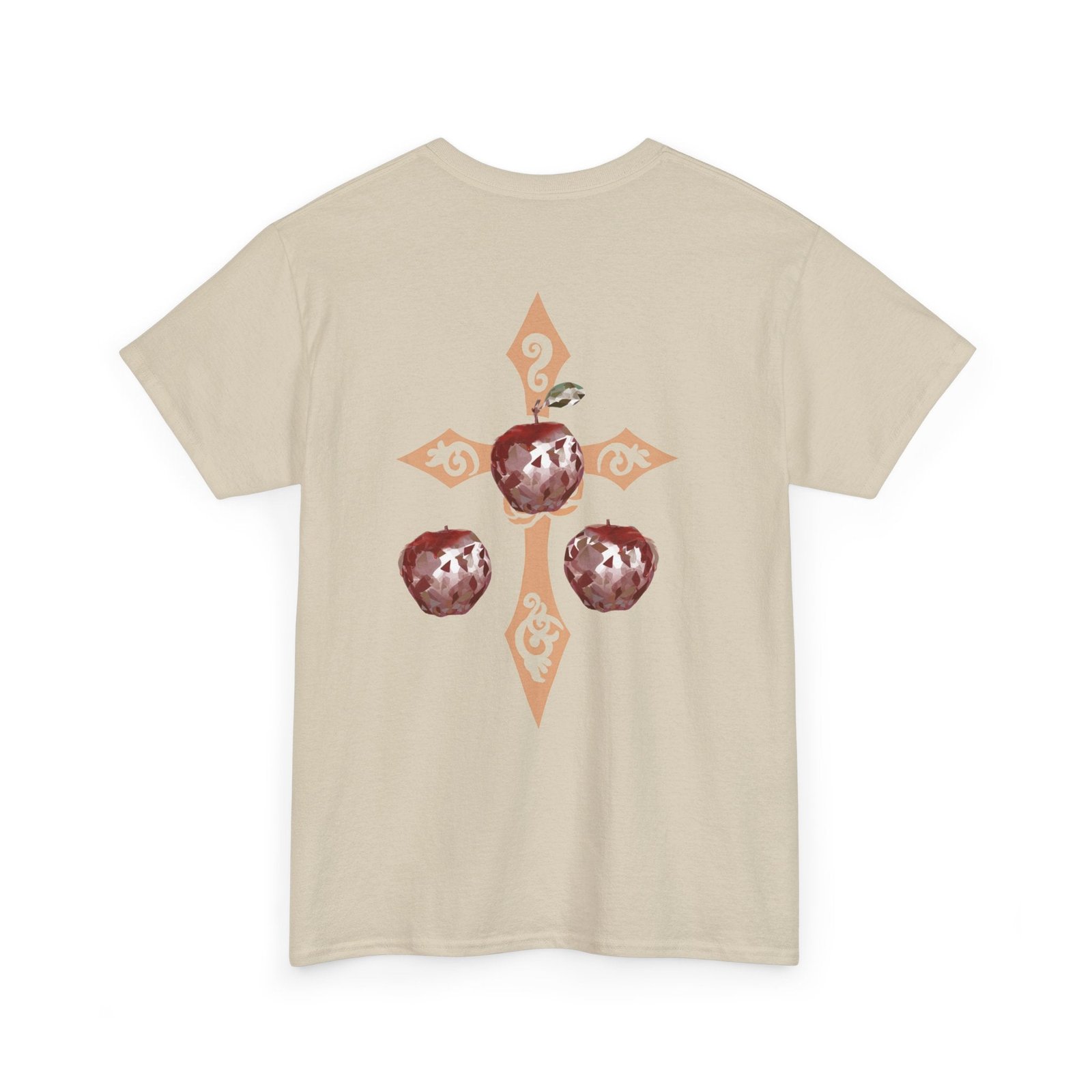 Crystal Apple Cross Graphic Tee | Alt Emo Creature Tee