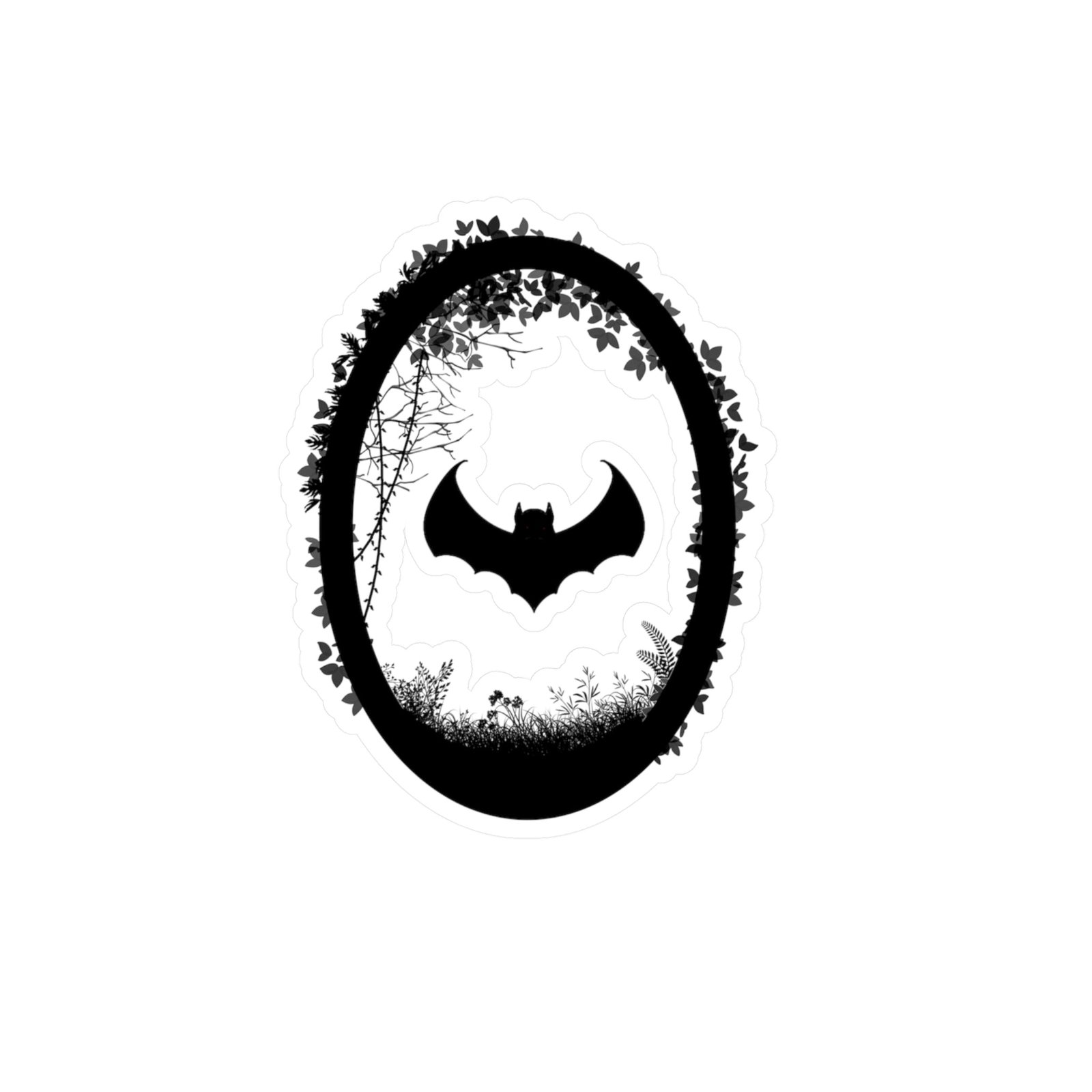 Bat Vinyl Decal | Gothic Alt Creature Sticker Decal