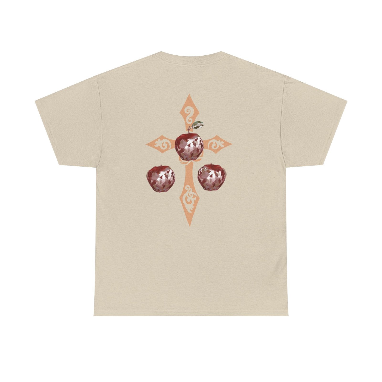 Crystal Apple Cross Graphic Tee | Alt Emo Creature Tee
