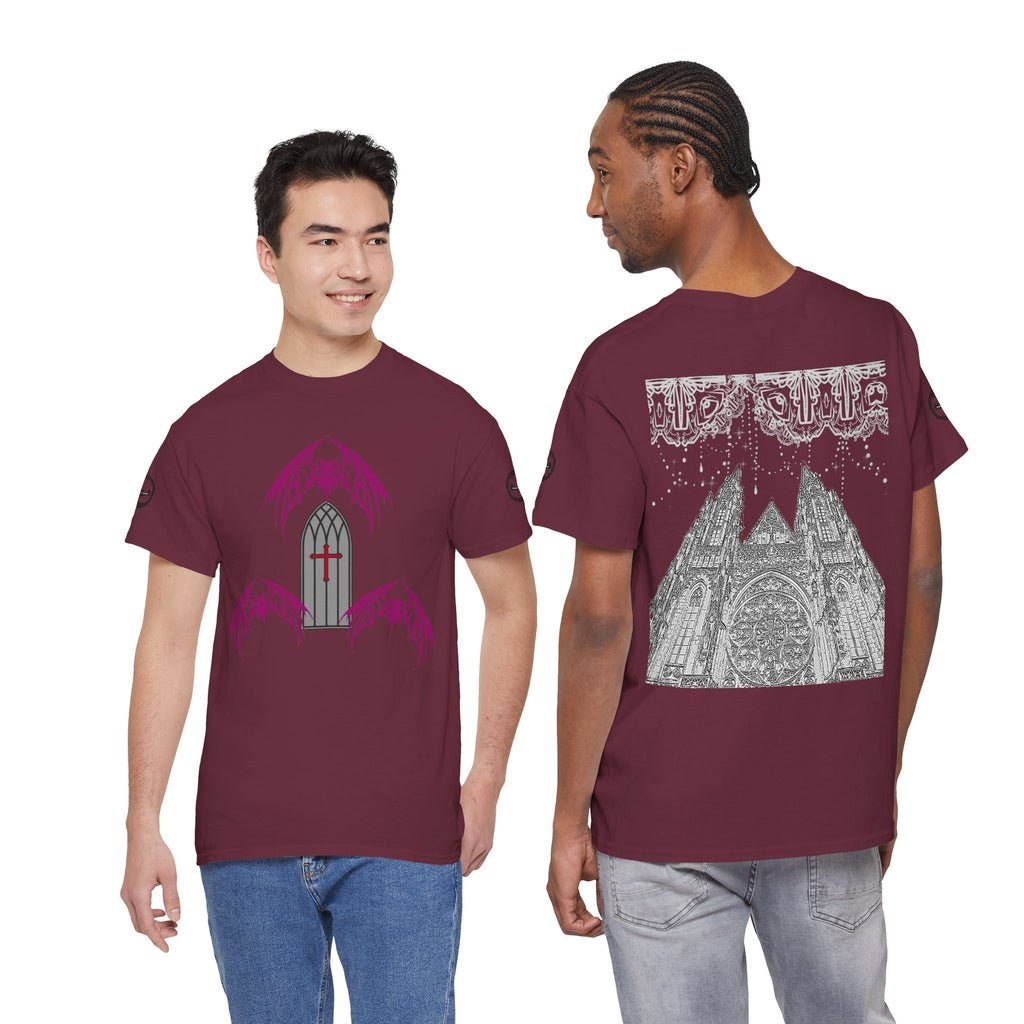 Cathedral Bat Unisex Tee | Gothic Alt Creature Graphic Tee