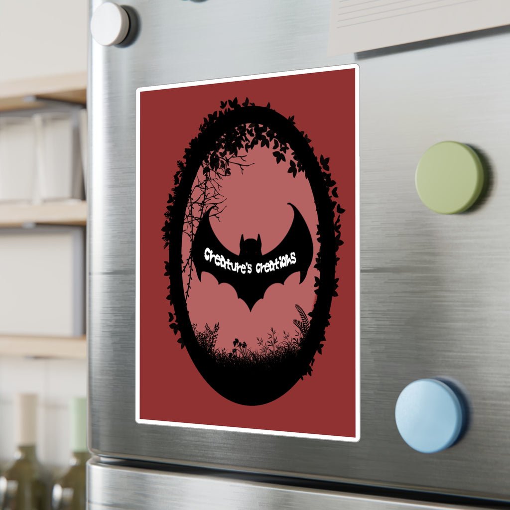 Bat Logo Vinyl Decal | Creature's Creations Alt Sticker