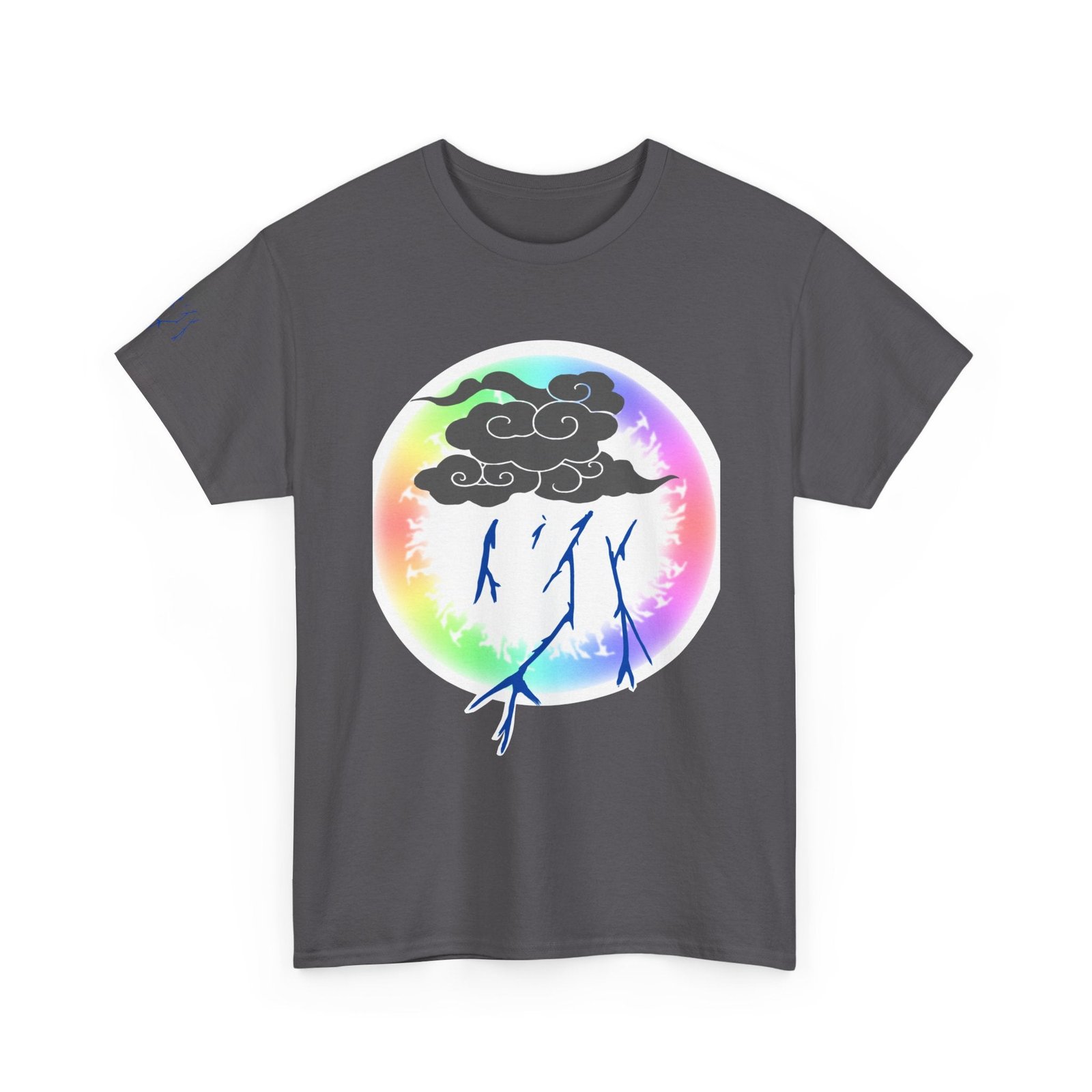 Rainboom Storm Cloud Unisex Tee | Alt Gothic Creature Graphic Tee