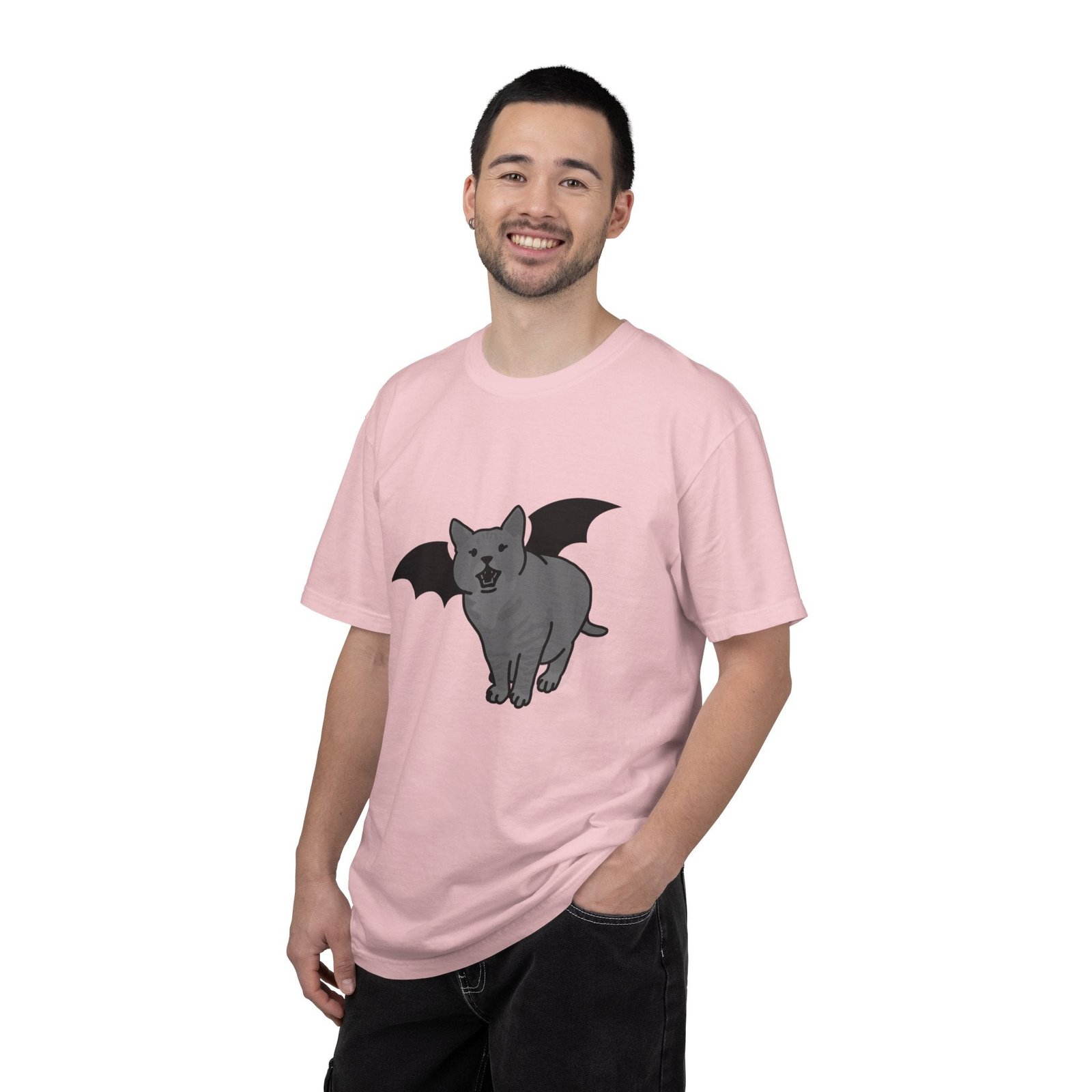 Bat Cat Unisex Tee | Gothic Alt Creature Graphic Tee