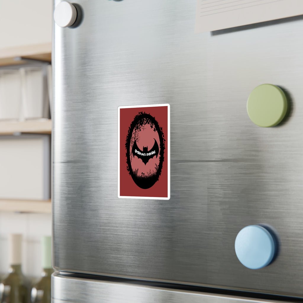 Bat Logo Vinyl Decal | Creature's Creations Alt Sticker