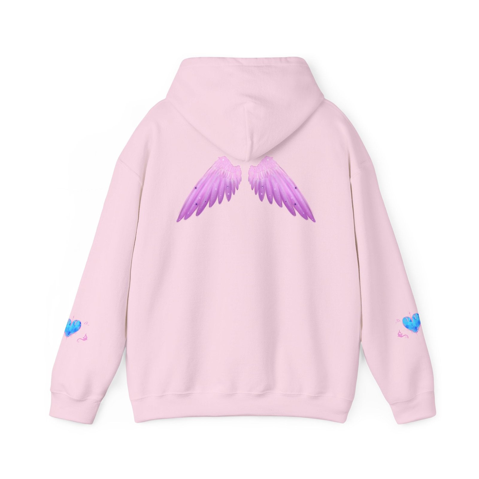 Crystal Heart Alicorn Hoodie | Alt Mythical Creature Graphic Sweatshirt Love