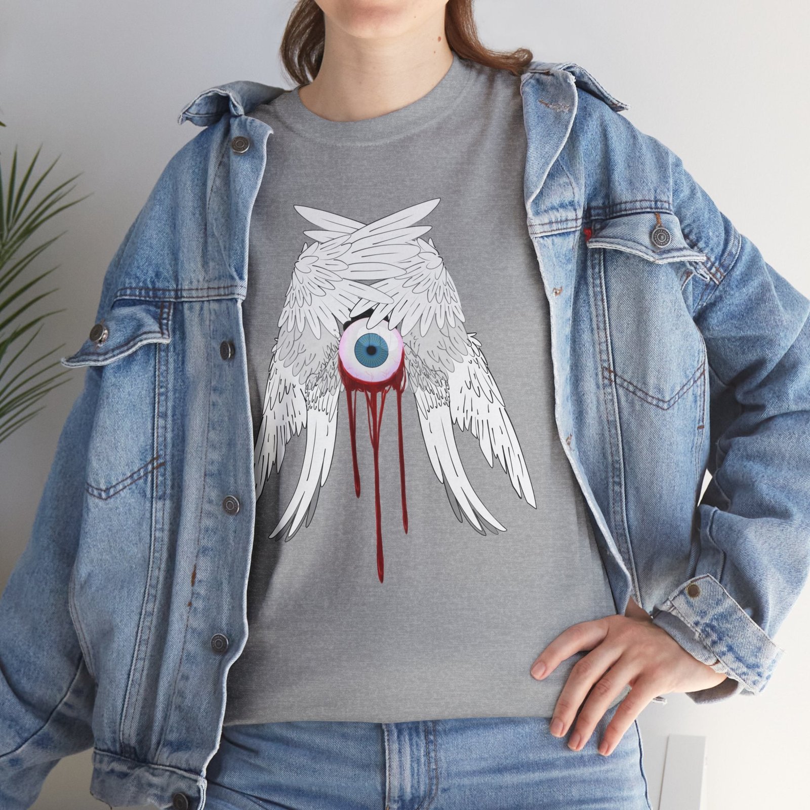 Crying Angel Unisex Tee | Gothic Emo Alt Graphic Tee