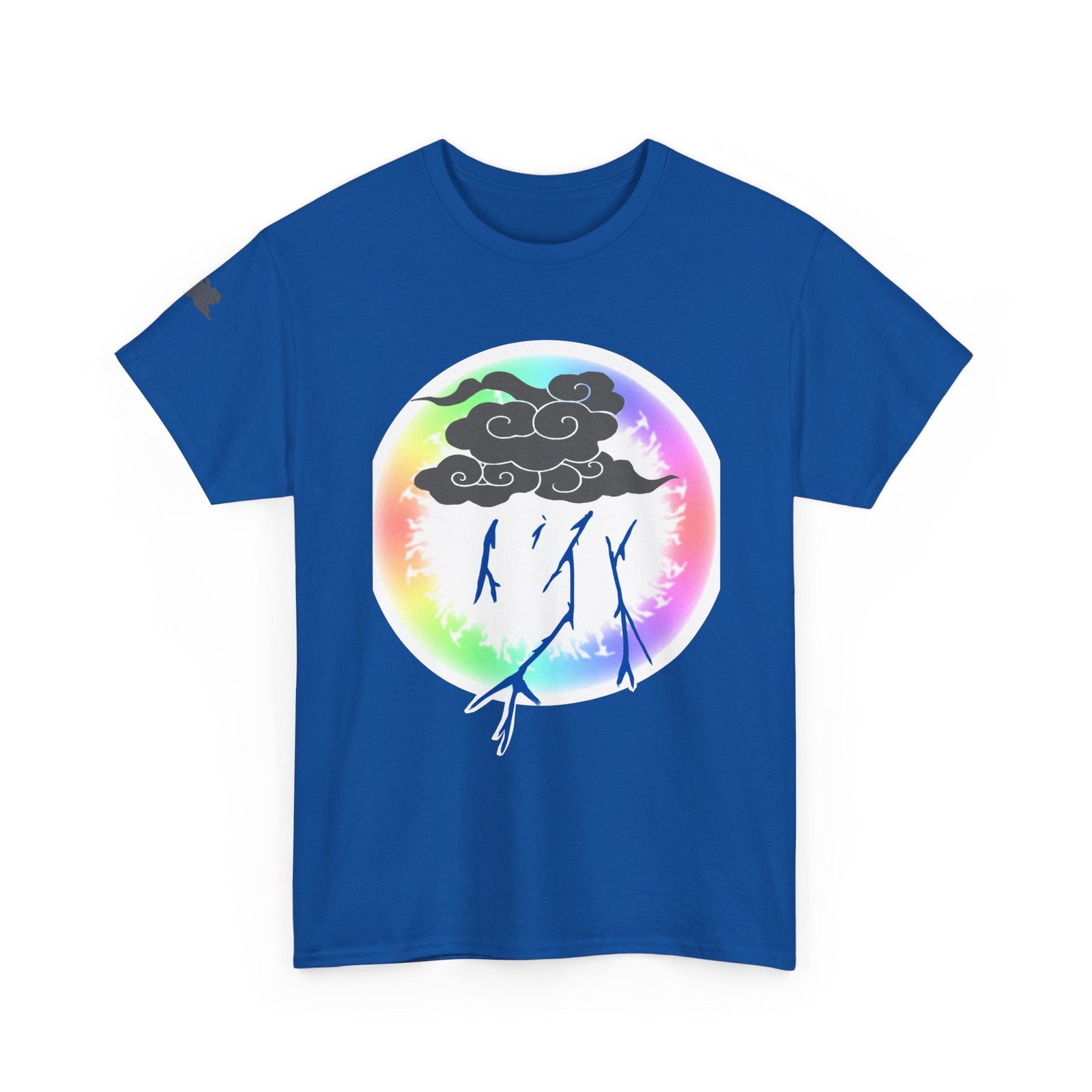 Rainboom Storm Cloud Unisex Tee | Alt Gothic Creature Graphic Tee