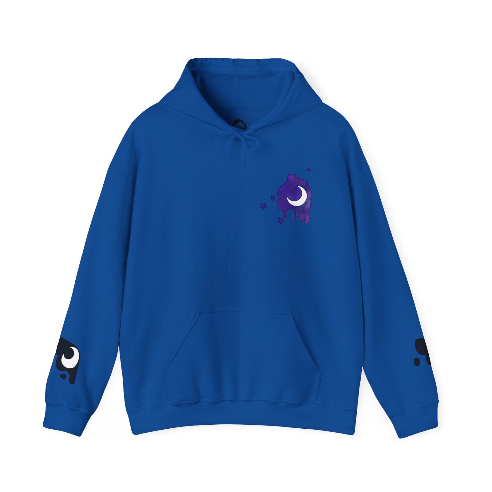 Lunar Alicorn Hoodie | Moody Moon Wings Alt Aesthetic Graphic Sweatshirt