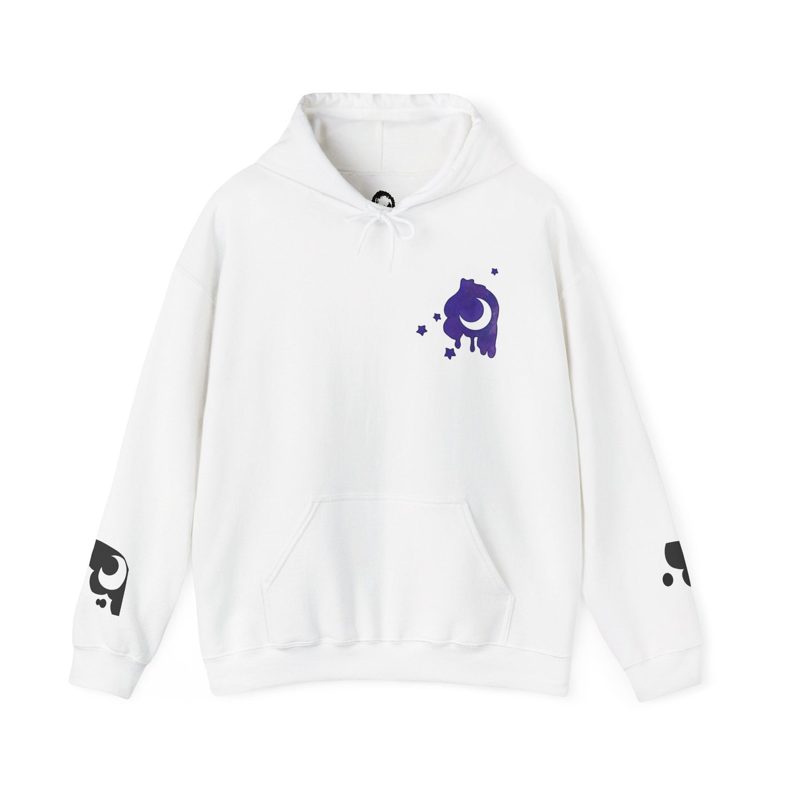Lunar Alicorn Hoodie | Moody Moon Wings Alt Aesthetic Graphic Sweatshirt