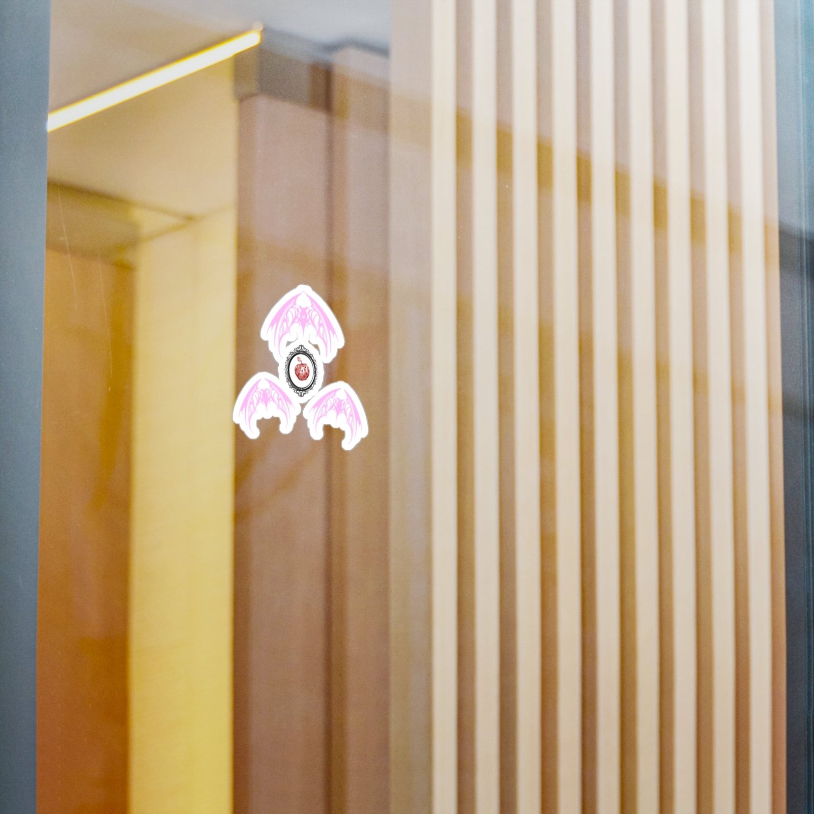 Fruit Bat Vinyl Decal Light Pink | Alt Creature Sticker