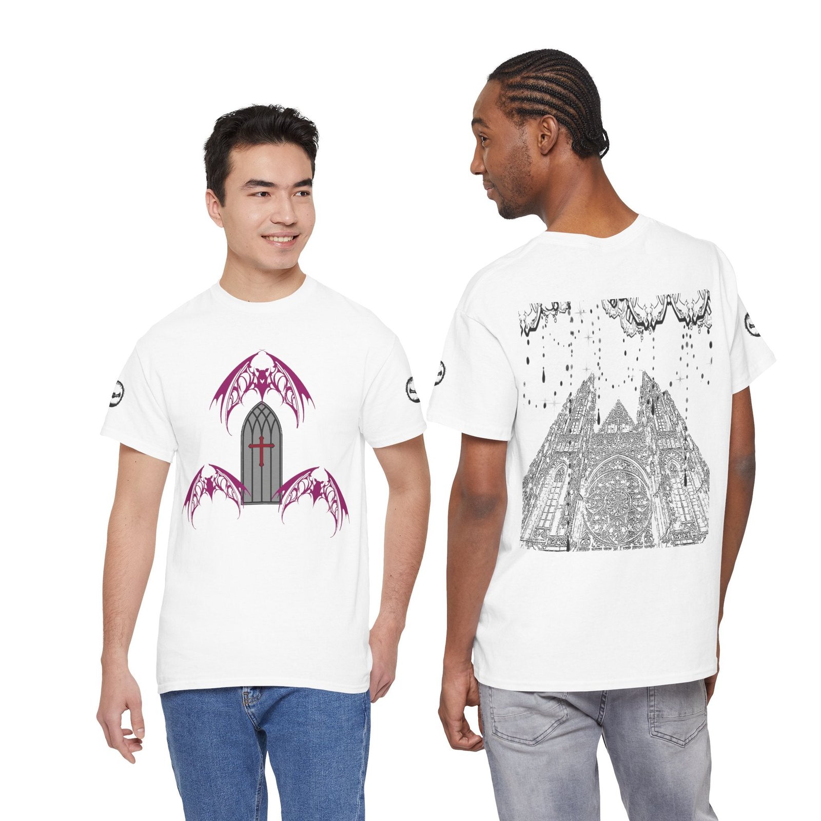 Cathedral Bat Unisex Tee | Gothic Alt Creature Graphic Tee
