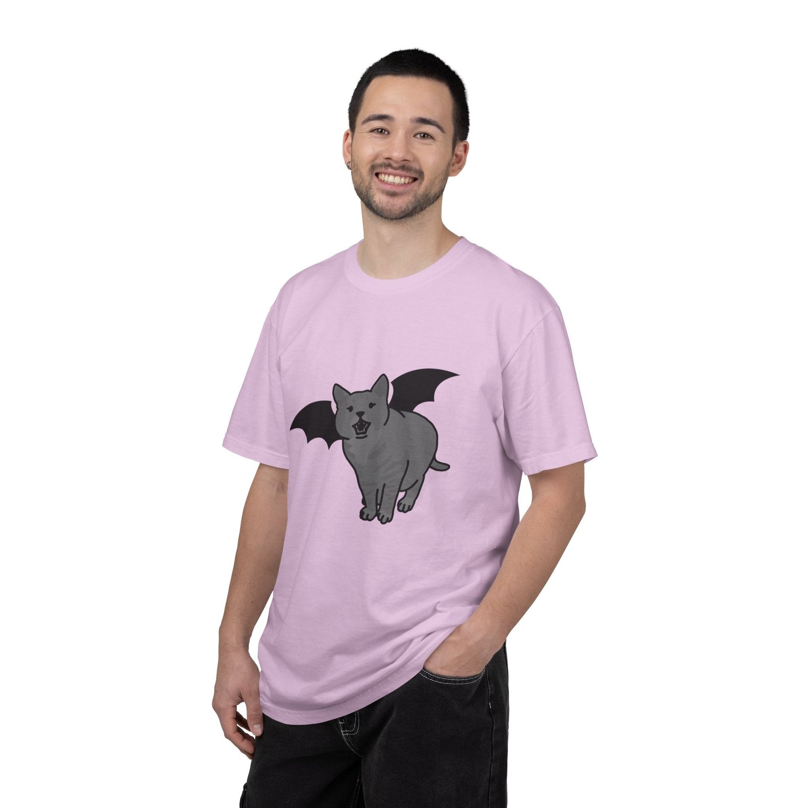 Bat Cat Unisex Tee | Gothic Alt Creature Graphic Tee