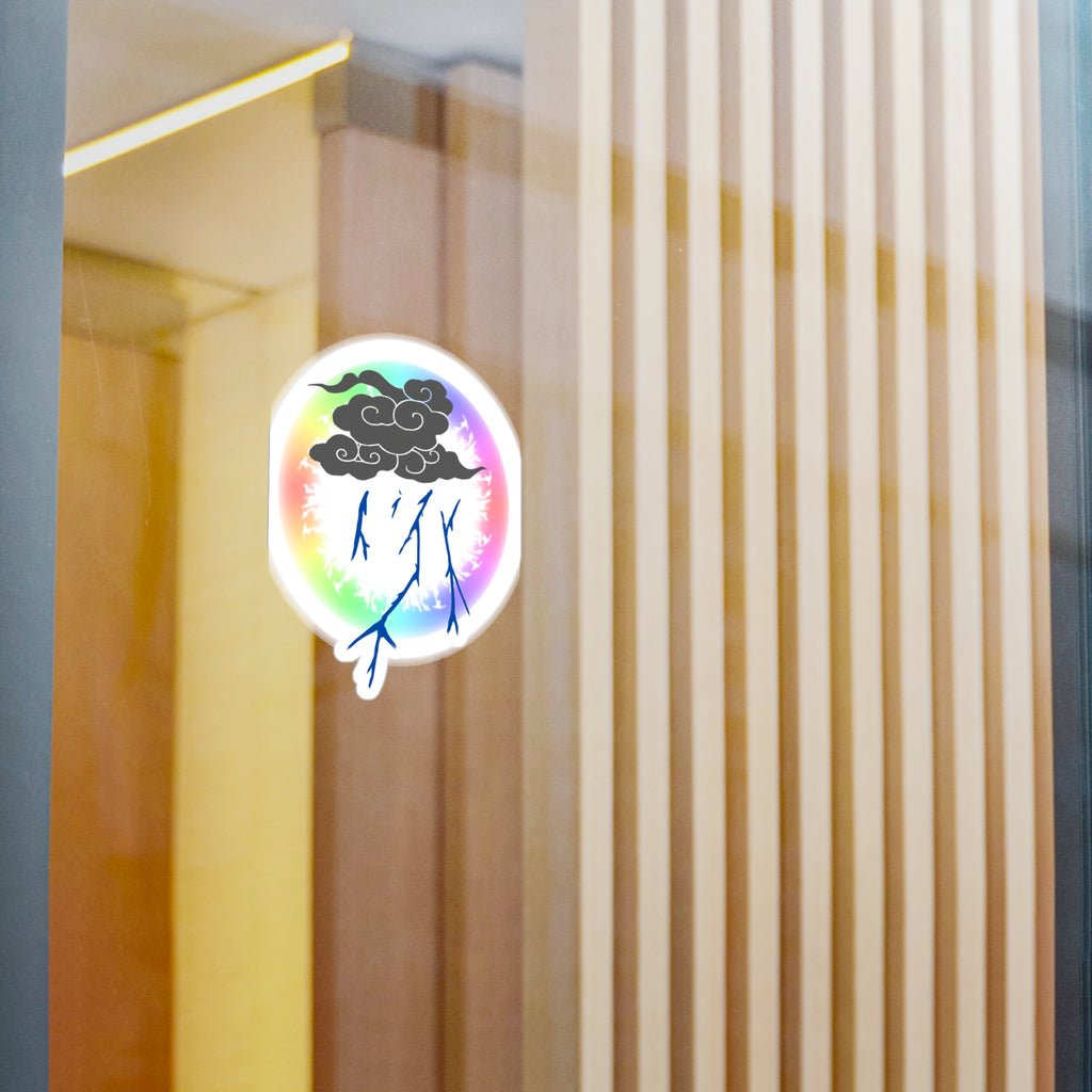 Storm Cloud Rainbow Vinyl Sticker | Loyalty Decal