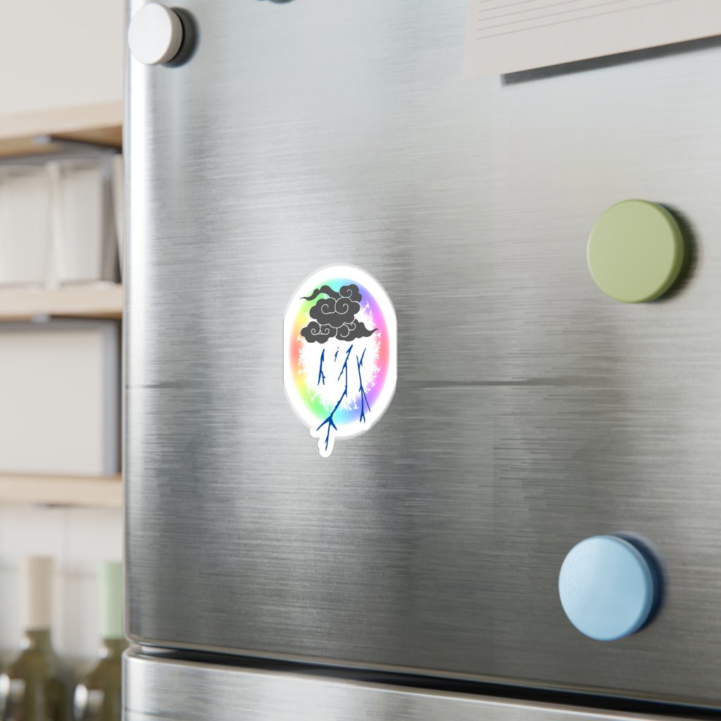 Storm Cloud Rainbow Vinyl Sticker | Loyalty Decal