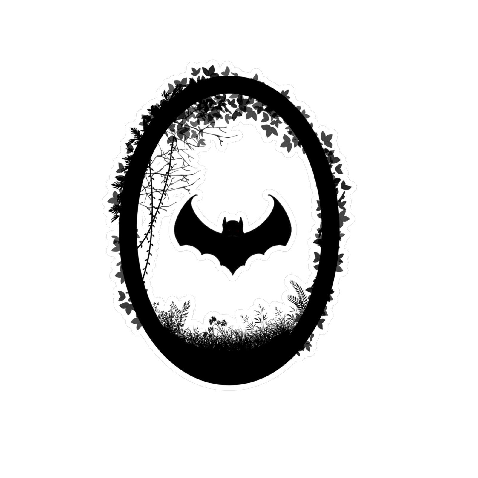 Bat Vinyl Decal | Gothic Alt Creature Sticker Decal